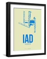 Iad Washington Poster 1-NaxArt-Framed Art Print