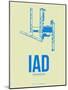 Iad Washington Poster 1-NaxArt-Mounted Art Print