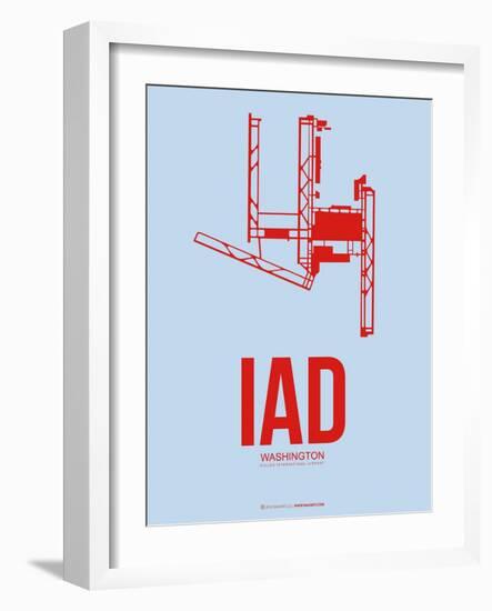 Iad Washington Poster 2-NaxArt-Framed Art Print