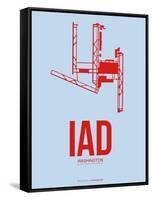 Iad Washington Poster 2-NaxArt-Framed Stretched Canvas