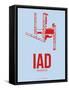 Iad Washington Poster 2-NaxArt-Framed Stretched Canvas