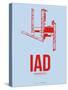 Iad Washington Poster 2-NaxArt-Stretched Canvas