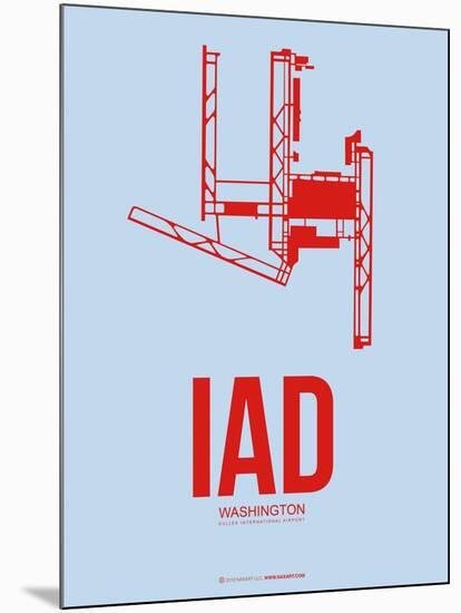 Iad Washington Poster 2-NaxArt-Mounted Art Print