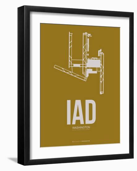 Iad Washington Poster 3-NaxArt-Framed Art Print