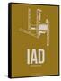 Iad Washington Poster 3-NaxArt-Framed Stretched Canvas