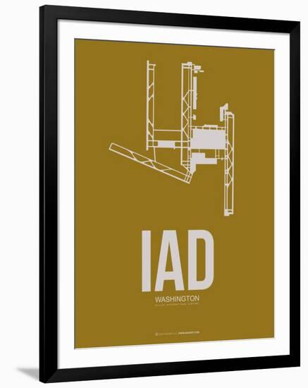 Iad Washington Poster 3-NaxArt-Framed Art Print