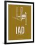 Iad Washington Poster 3-NaxArt-Framed Art Print