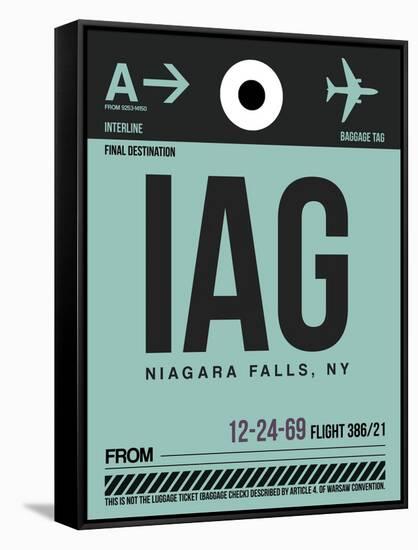 IAG Niagara Falls Luggage Tag II-NaxArt-Framed Stretched Canvas