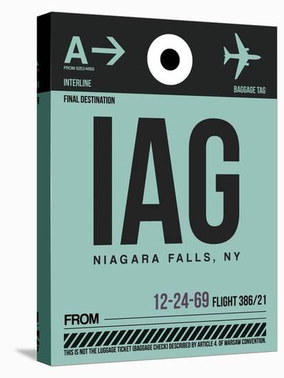 IAG Niagara Falls Luggage Tag II-NaxArt-Stretched Canvas