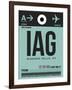 IAG Niagara Falls Luggage Tag II-NaxArt-Framed Art Print