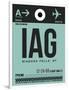 IAG Niagara Falls Luggage Tag II-NaxArt-Framed Art Print