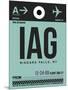 IAG Niagara Falls Luggage Tag II-NaxArt-Mounted Art Print