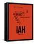 IAH Houston Airport Orange-NaxArt-Framed Stretched Canvas
