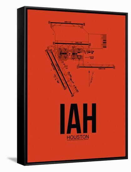 IAH Houston Airport Orange-NaxArt-Framed Stretched Canvas