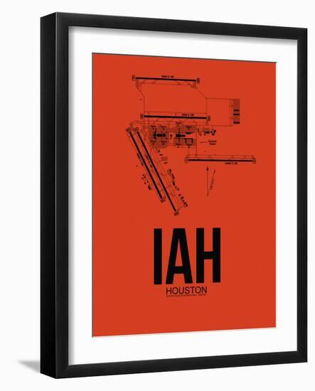IAH Houston Airport Orange-NaxArt-Framed Art Print
