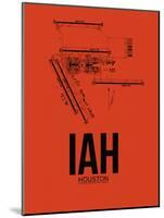 IAH Houston Airport Orange-NaxArt-Mounted Art Print