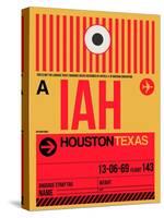 IAH Houston Luggage Tag 1-NaxArt-Stretched Canvas