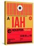 IAH Houston Luggage Tag 1-NaxArt-Stretched Canvas