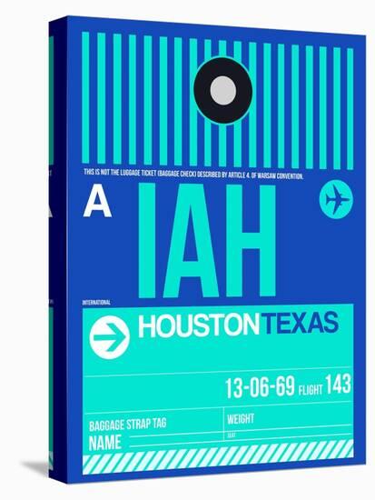 IAH Houston Luggage Tag 2-NaxArt-Stretched Canvas