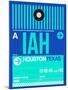 IAH Houston Luggage Tag 2-NaxArt-Mounted Art Print