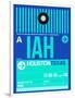 IAH Houston Luggage Tag 2-NaxArt-Framed Art Print