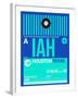 IAH Houston Luggage Tag 2-NaxArt-Framed Art Print