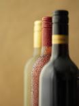 Three Bottles of Wine: Red Wine, Rose Wine and White Wine-Ian Garlick-Photographic Print