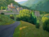 Dusk at Contevoir-Ian Roberts-Framed Stretched Canvas