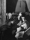 James Mason Sitting on Set of the Movie Odd Man Out-Ian Smith-Premium Photographic Print