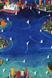 Sydney Sails-Ian Tremewen-Stretched Canvas