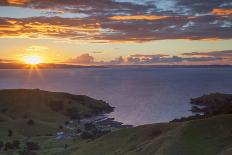 View of Kirita Bay and Firth of Thames at Sunset-Ian-Photographic Print