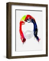 Ian Watercolor-Lora Feldman-Framed Art Print