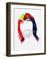 Ian Watercolor-Lora Feldman-Framed Art Print