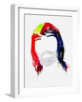 Ian Watercolor-Lora Feldman-Framed Art Print