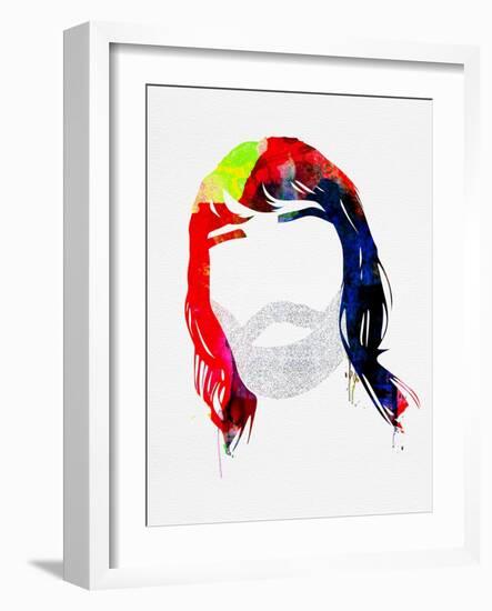 Ian Watercolor-Lora Feldman-Framed Art Print