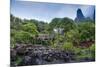 Iao Needle and Grass Shack, Iao Valley State Park, Maui, Hawaii, Usa-Roddy Scheer-Mounted Photographic Print