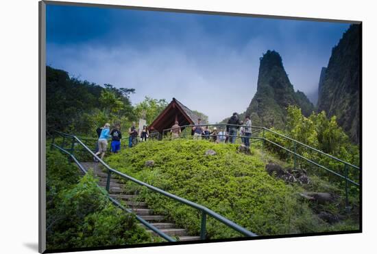 Iao Needle, Iao Valley State Monument, Maui, Hawaii, USA-Roddy Scheer-Mounted Photographic Print