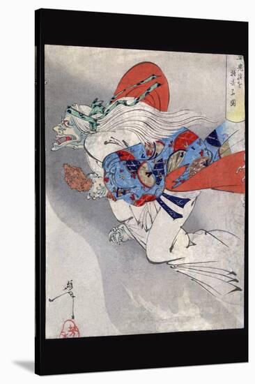 Ibaraki of Rashomon-Taiso Yoshitoshi-Stretched Canvas