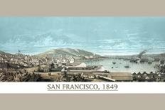 San Francisco in 1850-Ibbotson-Framed Art Print