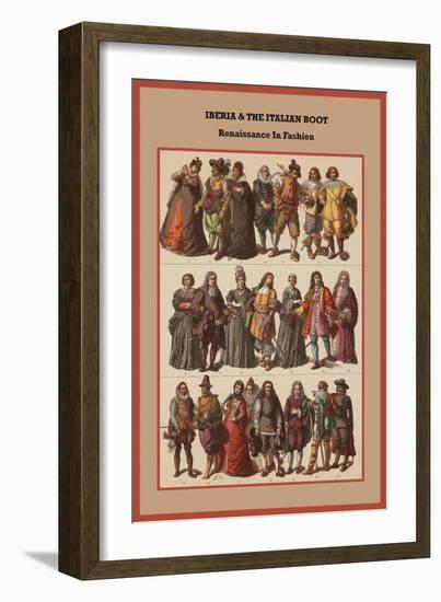 Iberia and the Italian Boot Renaissance in Fashion-Friedrich Hottenroth-Framed Art Print