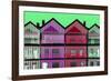 Iberian Negative Collection - Colourful Facades III-Philippe Hugonnard-Framed Photographic Print