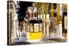 Iberian Negative Collection - Lisbon Tramway-Philippe Hugonnard-Stretched Canvas