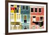 Iberian Negative Collection - Porto Facades-Philippe Hugonnard-Framed Photographic Print