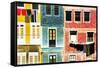 Iberian Negative Collection - Porto Facades-Philippe Hugonnard-Framed Stretched Canvas