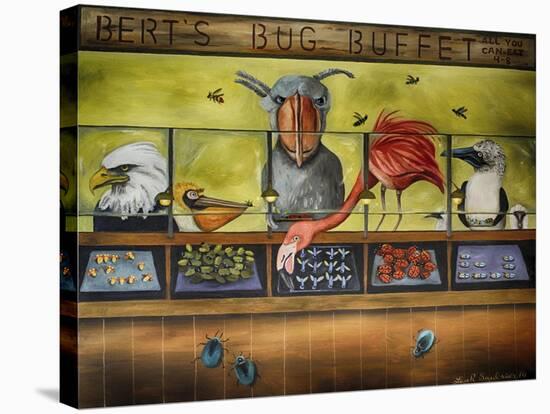 Iberts Bug Buffet-Leah Saulnier-Stretched Canvas