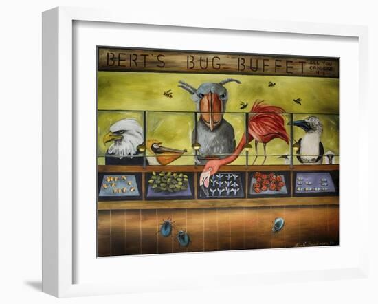 Iberts Bug Buffet-Leah Saulnier-Framed Giclee Print