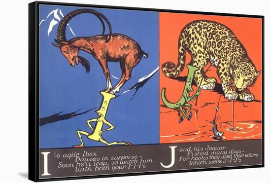 Ibex and Jaguar-null-Framed Stretched Canvas