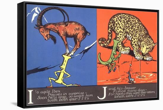 Ibex and Jaguar-null-Framed Stretched Canvas