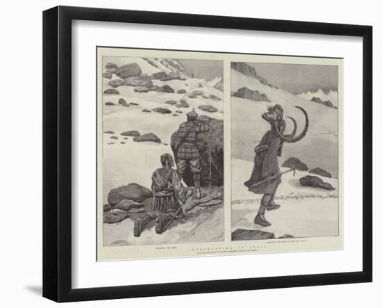 Ibex-Shooting in India-null-Framed Giclee Print