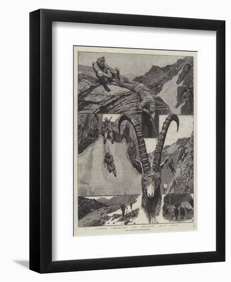 Ibex-Shooting in the Himalayas-Richard Caton Woodville II-Framed Giclee Print